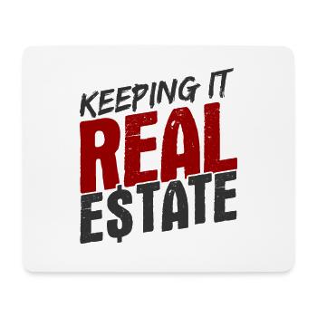Immobilien-Händler Für Immobilien-Makler - Mousepad (Querformat) - Weiß - Vorne