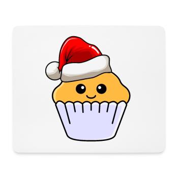 Muffin Weihnachten Comic Xmas - Mousepad (Querformat) - Weiß - Vorne