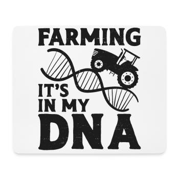 Farming Farmer Dna Vintage Tractor - Tapis de souris (format paysage) - blanc - Devant