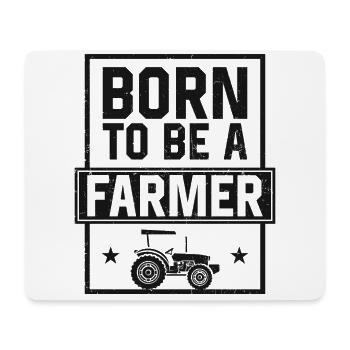 Agriculteur Tracteur d’époque - Tapis de souris (format paysage) - blanc - Devant