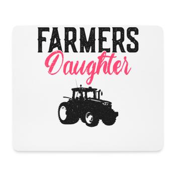 Agriculteur Fille Fille Vintage - Tapis de souris (format paysage) - blanc - Devant