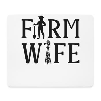 Farming Farmer Wife Farm Wife - Mousepad (Querformat) - Weiß - Vorne
