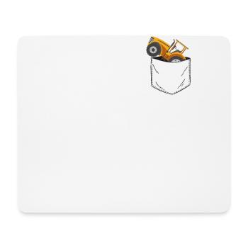 Farming Farmer Pocket Tractor - Mousepad (Querformat) - Weiß - Vorne