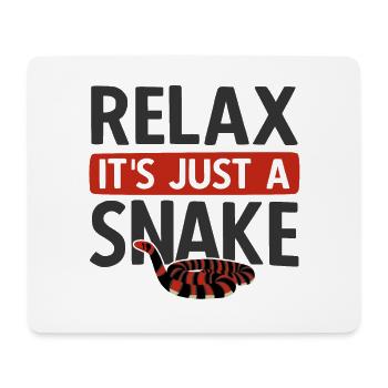 Reptilien Für Fans Von Schlangen - Mousepad (Querformat) - Weiß - Vorne