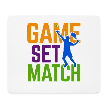 Tennisplatz Spruch Für Tennis - Mousepad (Querformat) - Weiß - Vorne