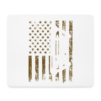 Archery Compound Bow Design for Bow Fan - Mouse Pad (horizontal) - white - Front
