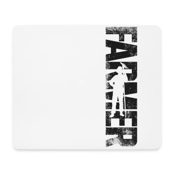 Farming Farmer Vintage Farmer - Mousepad (Querformat) - Weiß - Vorne