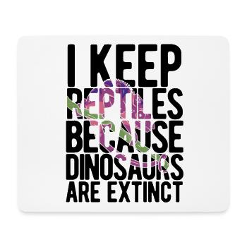 Eidechsen Für Besitzer Von Reptilien - Mousepad (Querformat) - Weiß - Vorne