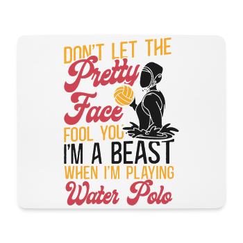 Water Polo Girl Don't Let The - Mouse Pad (horizontal) - white - Front