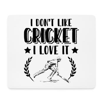 liebe cricket - Mousepad (Querformat) - Weiß - Vorne