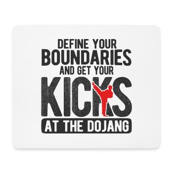 Koreanischer Kampfsport Taekwondo - Mousepad (Querformat) - Weiß - Vorne