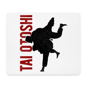 Japanischer Kampfsport Judo - Mousepad (Querformat) - Weiß - Vorne