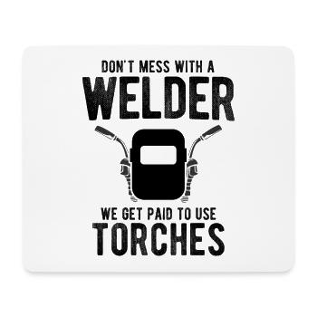 Schweißen Für Schweißer - Mousepad (Querformat) - Weiß - Vorne