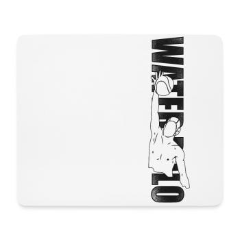 Water Polo Vintage Water Polo - Mousepad (Querformat) - Weiß - Vorne