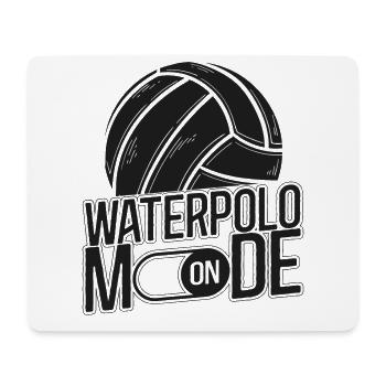 Water Polo Water Polo Mode On - Mousepad (Querformat) - Weiß - Vorne
