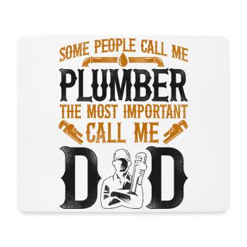Plumbing Plumber Dad Vintage Some - Mouse Pad (horizontal) - white - Front