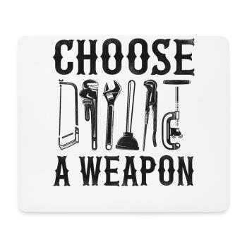Plumbing Plumber Vintage Choose A - Mouse Pad (horizontal) - white - Front
