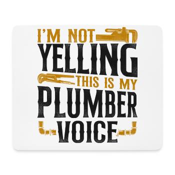 Plumbing Plumber Vintage I'm Not - Mouse Pad (horizontal) - white - Front