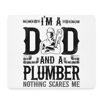 Plumbing Plumber Dad Vintage I'm A - Mouse Pad (horizontal) - white - Front