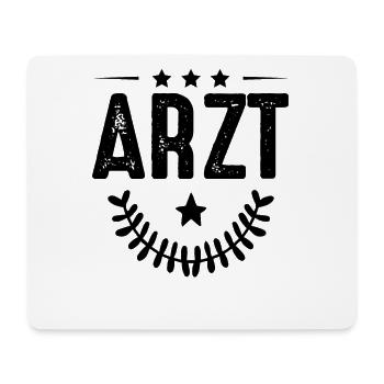 Arzt Beruf - Mousepad (Querformat) - Weiß - Vorne