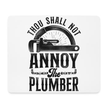 Plumbing Plumber Christian Vintage - Mouse Pad (horizontal) - white - Front