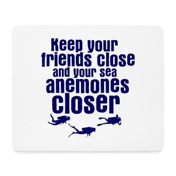 Apnoetaucher Freitaucher Taucher - Mousepad (Querformat) - Weiß - Vorne