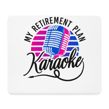 Karaoke Singer Retired My - Mousepad (Querformat) - Weiß - Vorne
