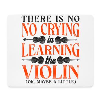 Violin Violinist Vintage There Is - Mousepad (Querformat) - Weiß - Vorne
