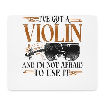 Violin Violinist Vintage I've Got - Mouse Pad (horizontal) - white - Front