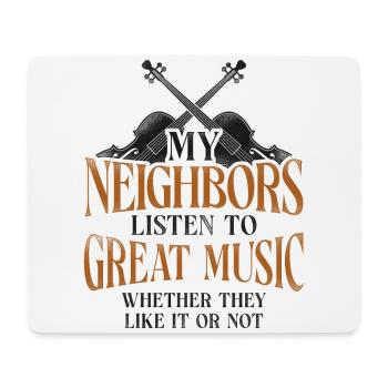 Violin Violinist Vintage My - Mousepad (Querformat) - Weiß - Vorne