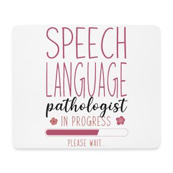 Speech Therapist Therapy Assistant - Mousepad (Querformat) - Weiß - Vorne