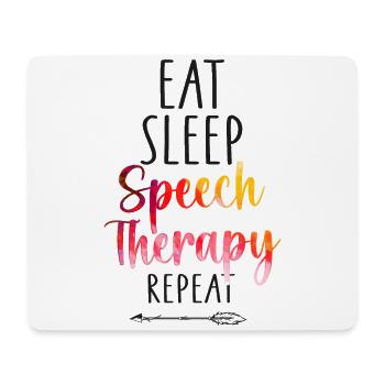 Speech Therapist Therapy Assistant - Mouse Pad (horizontal) - white - Front