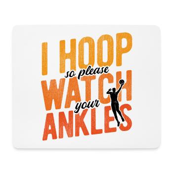 Basketball - Mousepad (Querformat) - Weiß - Vorne