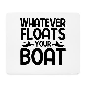 Paddel-Boot Kanu-Fahrer Für Kajak - Mousepad (Querformat) - Weiß - Vorne