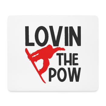 Snowboard Spruch für Snowboarder - Mousepad (Querformat) - Weiß - Vorne