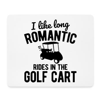 Golfplatz zum Golfen Golf - Mousepad (Querformat) - Weiß - Vorne