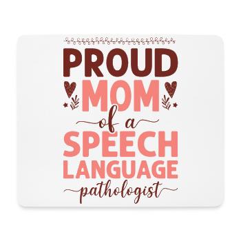 Speech Therapist Therapy Assistant - Mouse Pad (horizontal) - white - Front
