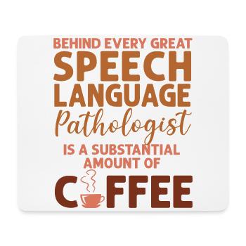 Speech Therapist Therapy Assistant - Mousepad (Querformat) - Weiß - Vorne