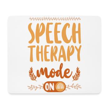 Speech Therapist Therapy Assistant - Mousepad (Querformat) - Weiß - Vorne
