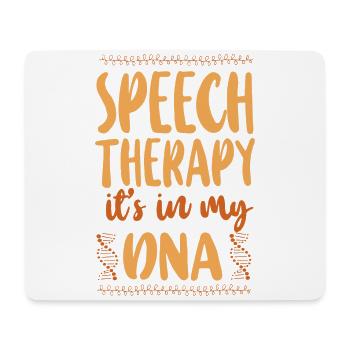 Speech Therapist Therapy Assistant - Mousepad (Querformat) - Weiß - Vorne