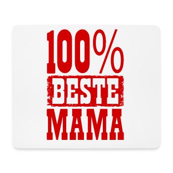 Beste Mama - Mousepad (Querformat) - Weiß - Vorne