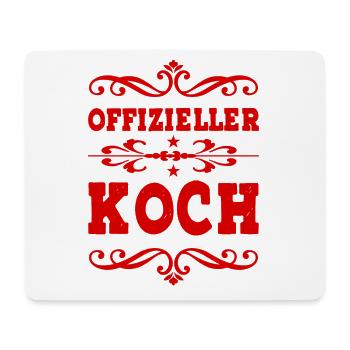 Premium Koch - Mousepad (Querformat) - Weiß - Vorne