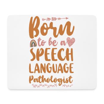 Assistant orthophoniste - Tapis de souris (format paysage) - blanc - Devant