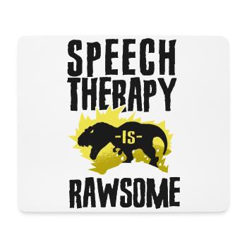 Speech Therapist Therapy Assistant - Mousepad (Querformat) - Weiß - Vorne