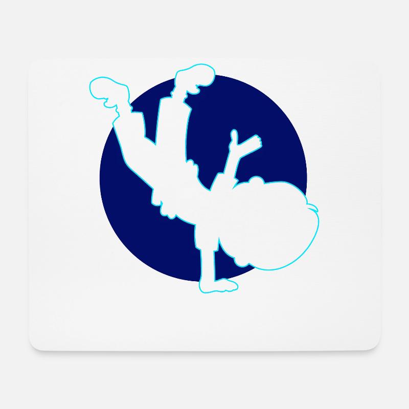 Breakdancer Breakdancing Tänzer - Mousepad (Querformat) - Weiß
