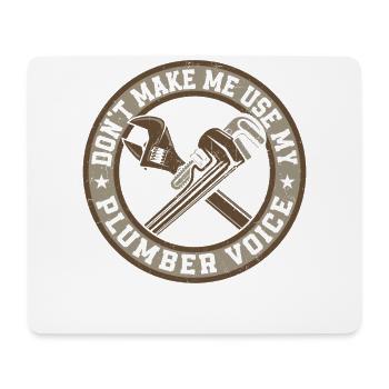 Plumbing Plumber Vintage Don't - Mousepad (Querformat) - Weiß - Vorne