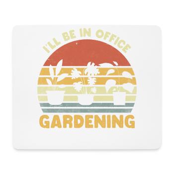 Gardening Therapy Funny Gardening - Mouse Pad (horizontal) - white - Front