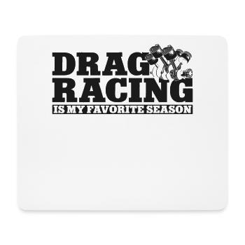 Drag Racing Race Car Drag Racing - Mouse Pad (horizontal) - white - Front