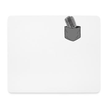 Karaoke Singer Microphone Vocalist - Mousepad (Querformat) - Weiß - Vorne