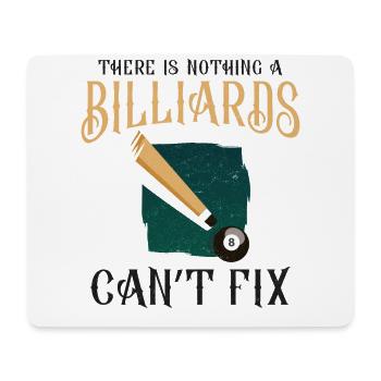 Billiards Pool Player Ball There - Mousepad (Querformat) - Weiß - Vorne